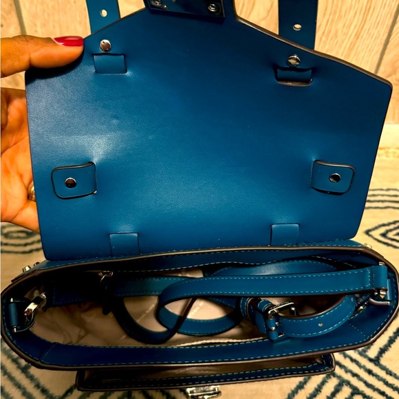 Michael Kors Medium TH Manhattan School Satchel Bag & Card Case Wallet - Picture 10 of 11